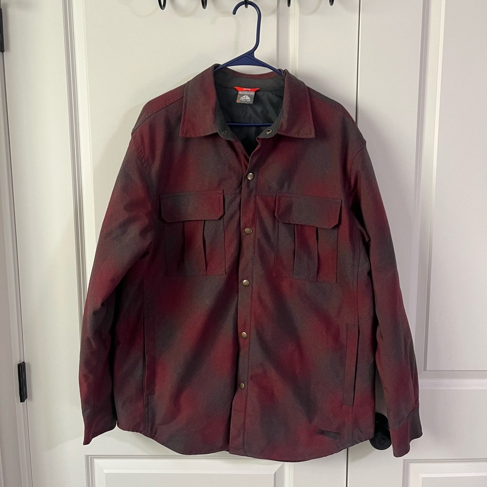 Vintage Nike ACG Plaid Snap Button Down Shacket- Men’s Large